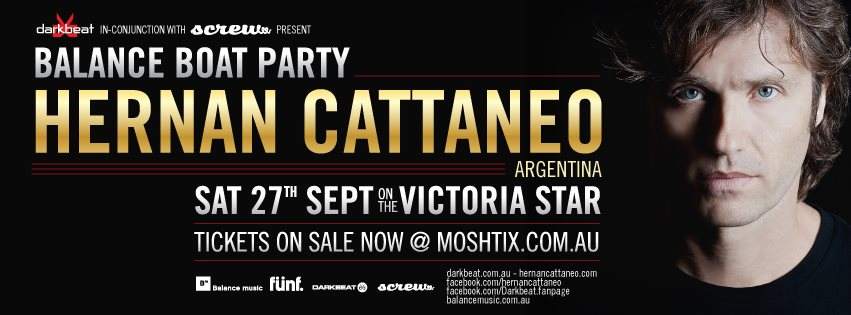 Balance Boat Party Feat. Hernan Cattaneo - フライヤー表
