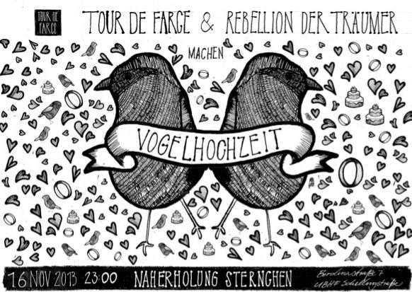 Tour de Farce & Rebellion der Träumer - フライヤー表
