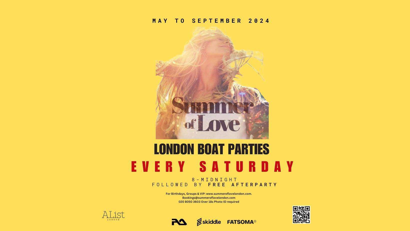 Summer of London Boat party + Egg included after-party - Página trasera