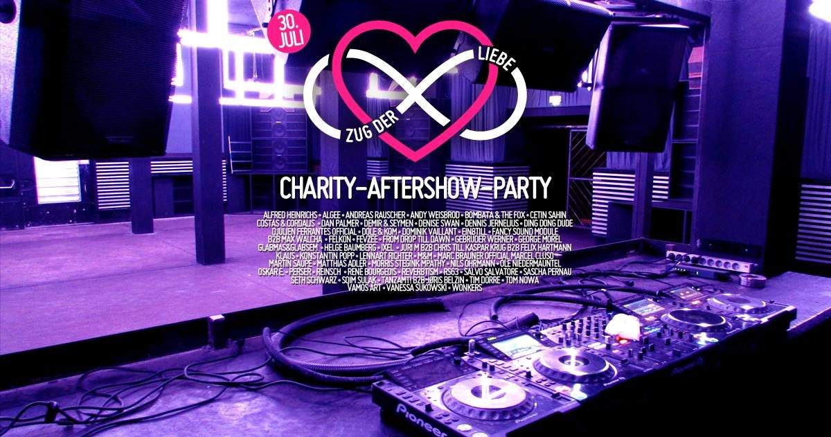 Zug der Liebe Charity-Aftershow-Party - フライヤー表