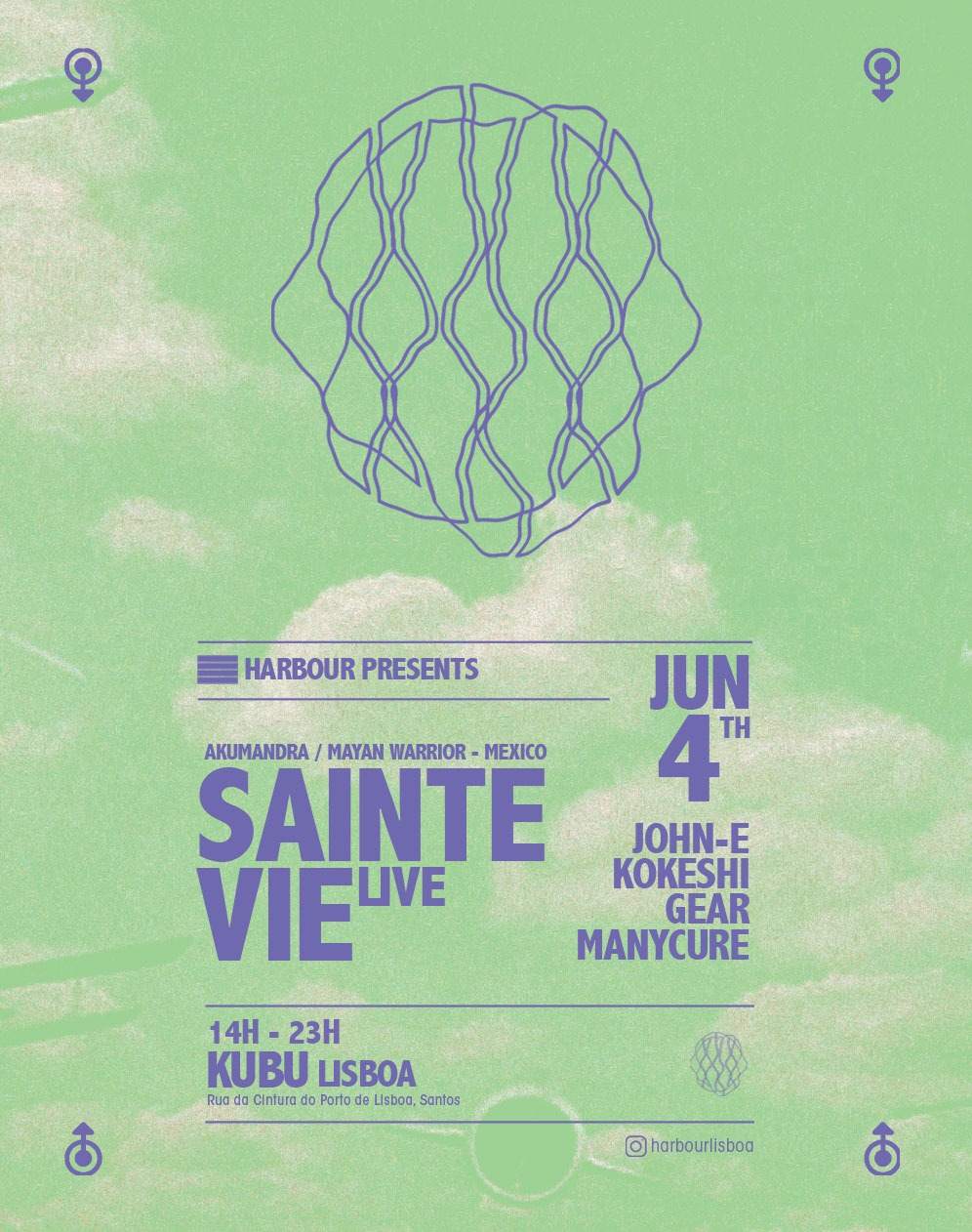 Harbour presents Sainte Vie (Live) at KUBU [14h - 23h] - Página frontal
