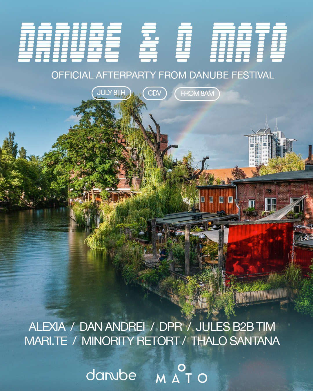 Danube & O Mato: Official Festival Afterparty at Club der Visionaere, Berlin