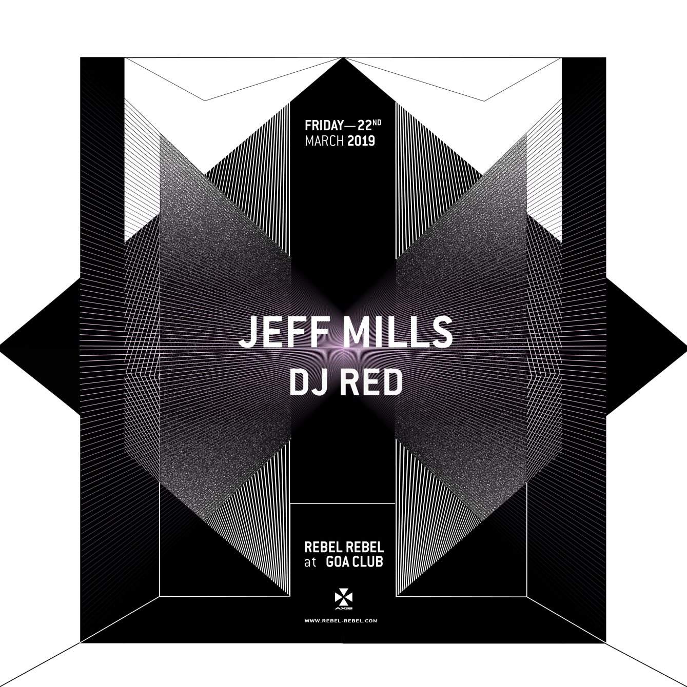 RR — with Jeff Mills - フライヤー裏
