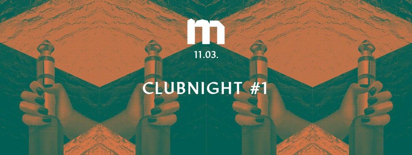 Club Night #1 with Hobo, Alberto Pascual, Christian Burkhardt, Paul C. & Paolo Martini - フライヤー表