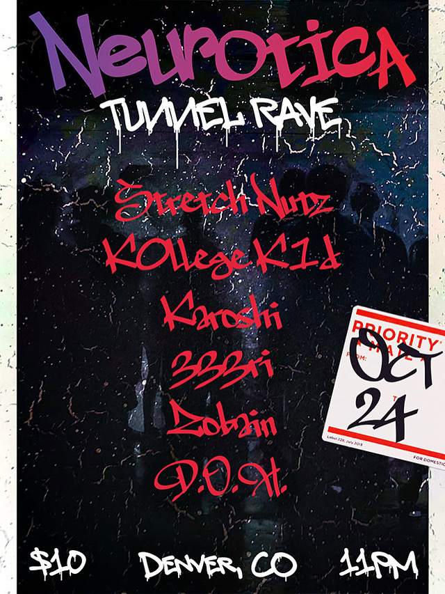 Tunnel Rave at TBA, Denver