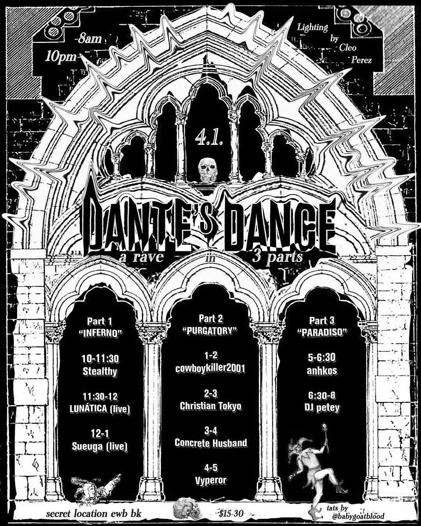 Dante's Dance - Página frontal