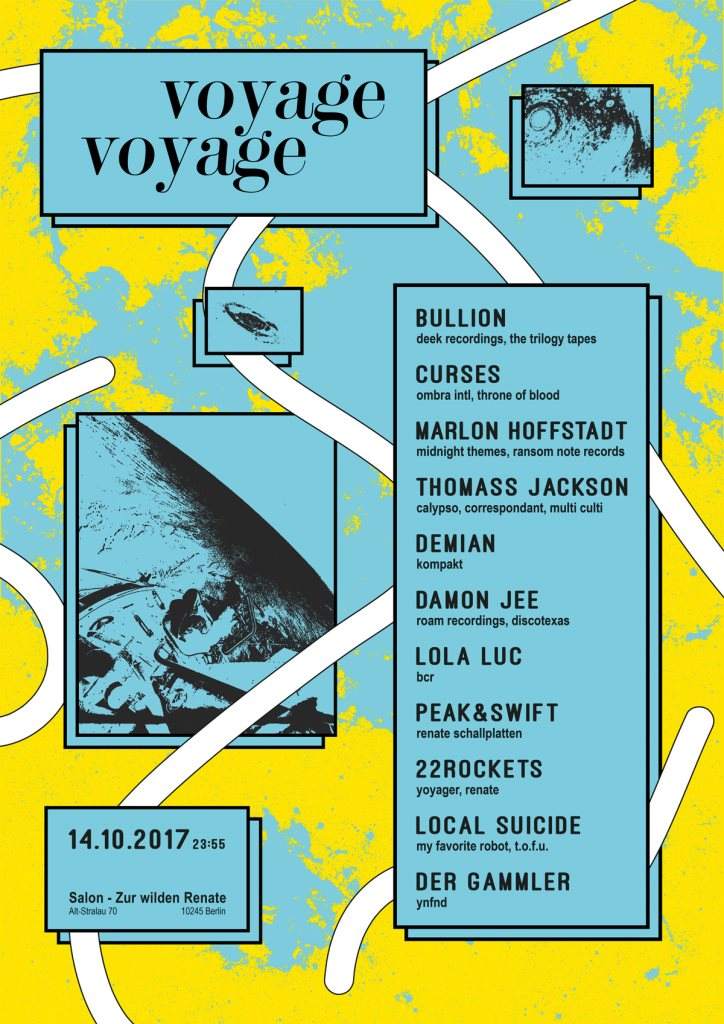 Voyage Voyage /w. Bullion, Curses, Marlon Hoffstadt & More - フライヤー表