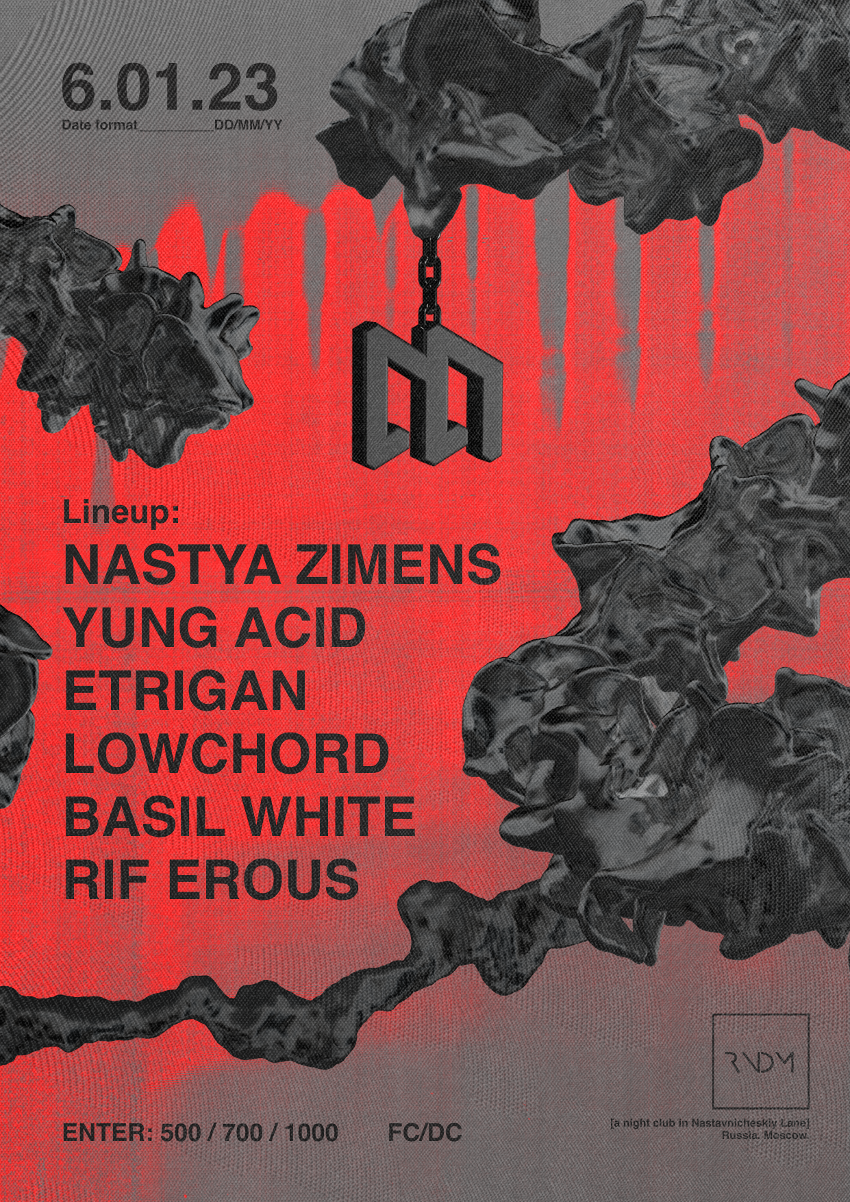 Manifest \W Nastya Zimens & Yung Acid - Página frontal