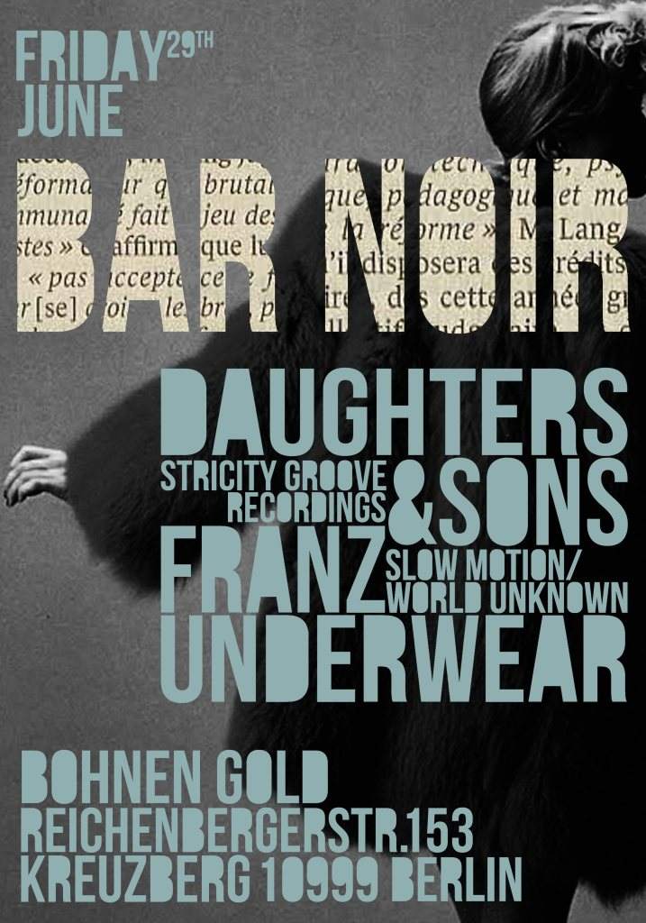 Franz Underwear & Daughters & Sons - Página frontal