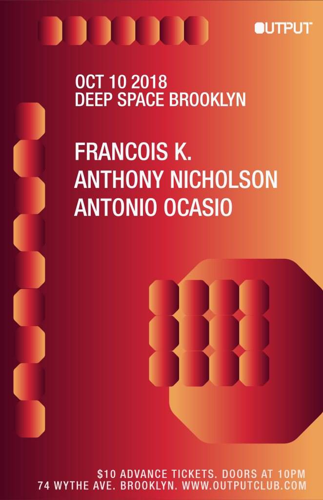 Deep Space Brooklyn - François K./ Anthony Nicholson/ Antonio Ocasio - Página trasera