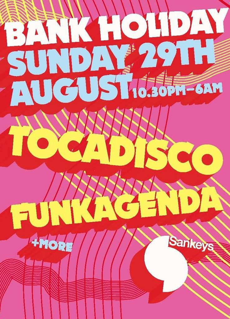 Tocadisco & Funkagenda Bank Holiday Sunday - Página frontal