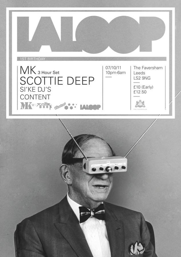Laloop 1st Birthday with Mk and Scottie Deep - フライヤー表