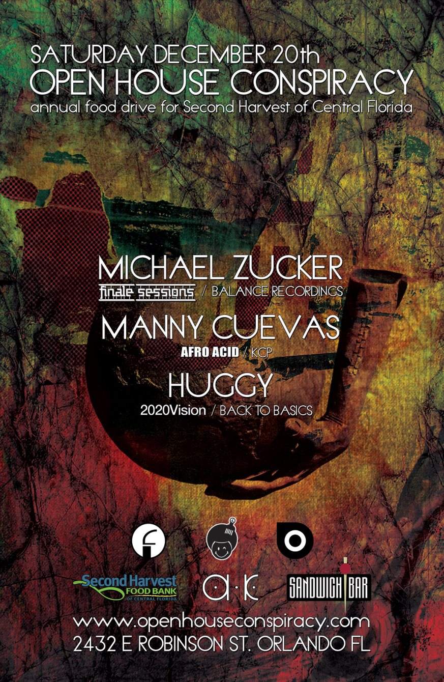 Open House Conspiracy with Michael Zucker, Huggy & DJ M-Traxxx - Página frontal