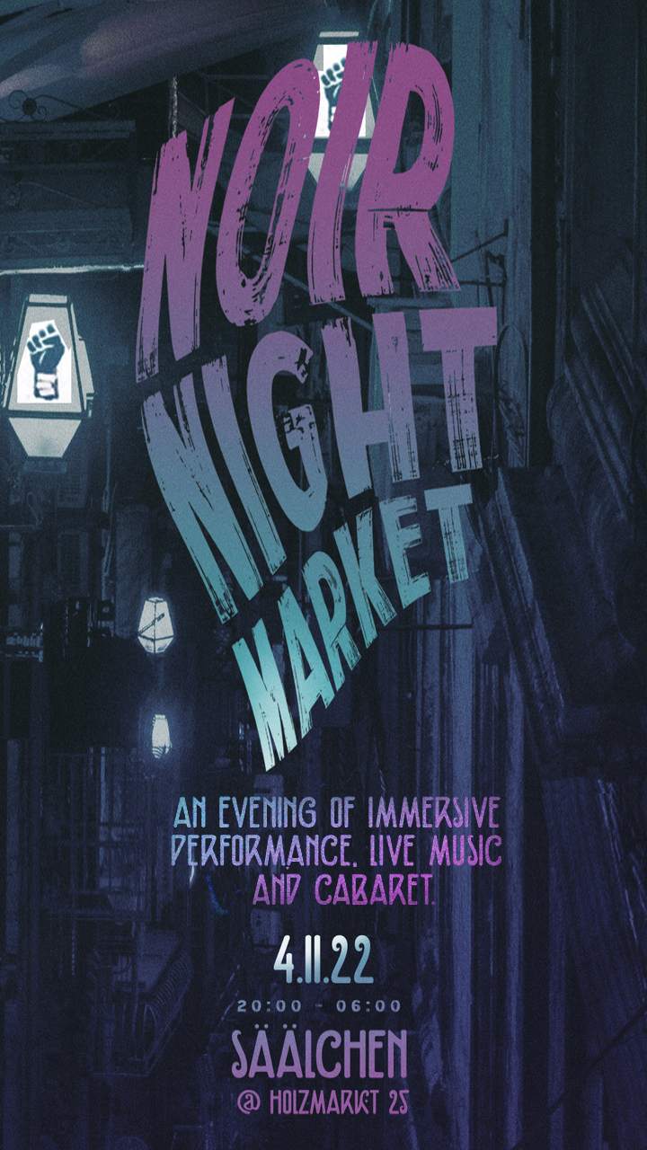 NOIR: Night Market - フライヤー表