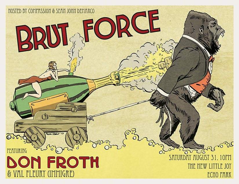 Brut Force - フライヤー表