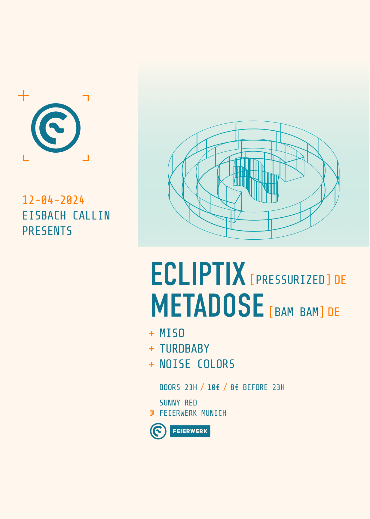 Eisbach Callin presents Ecliptix & Metadose - フライヤー表