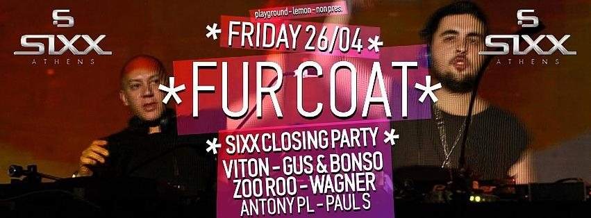 Fur Coat with Viton - Gus & Bonso - Zooroo - Wagner - Antony PL & Paul S - フライヤー表