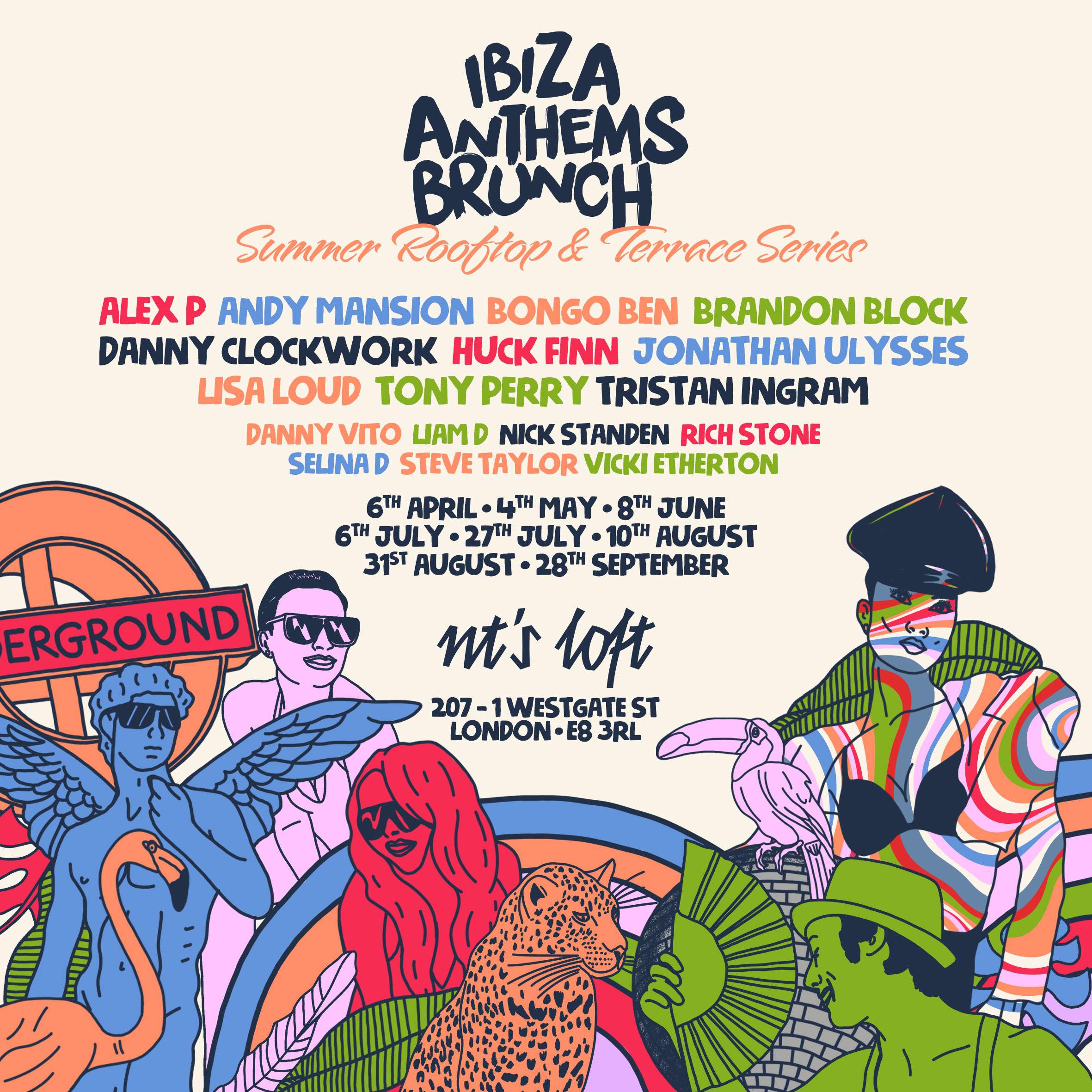 Ibiza Anthems Brunch Bank Holiday Rooftop Party - Página frontal