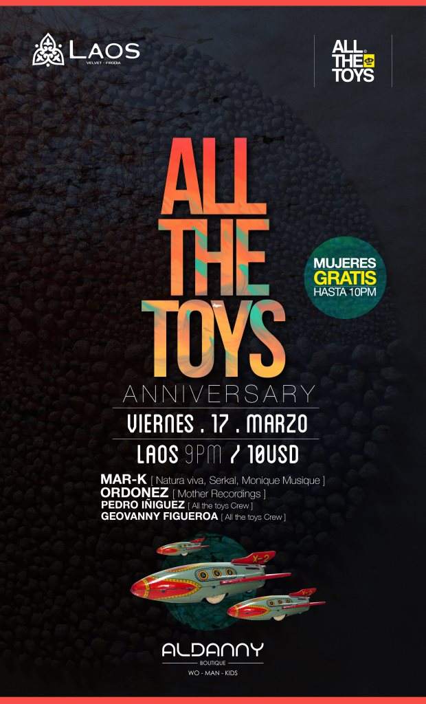 All The Toys - Anniversary // MAR-K, Ordonez, y más ... - Página frontal