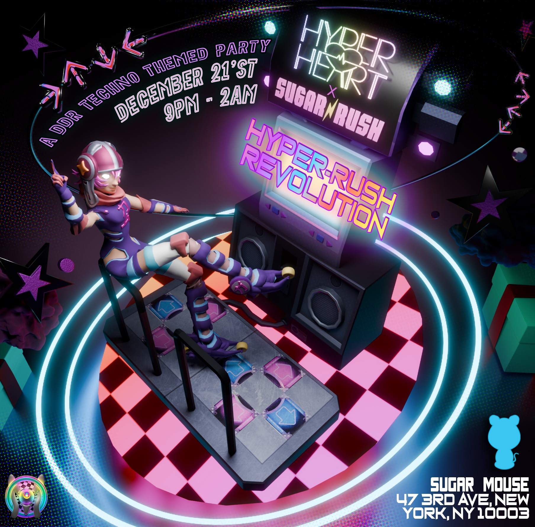 Hyper Rush: Revolution at TBA - SUGAR MOUSE NYC, New York City