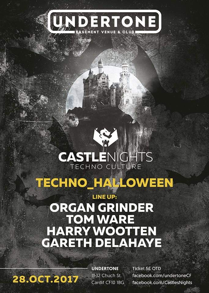Castle Nights - Techno Culture Halloween Special - フライヤー表