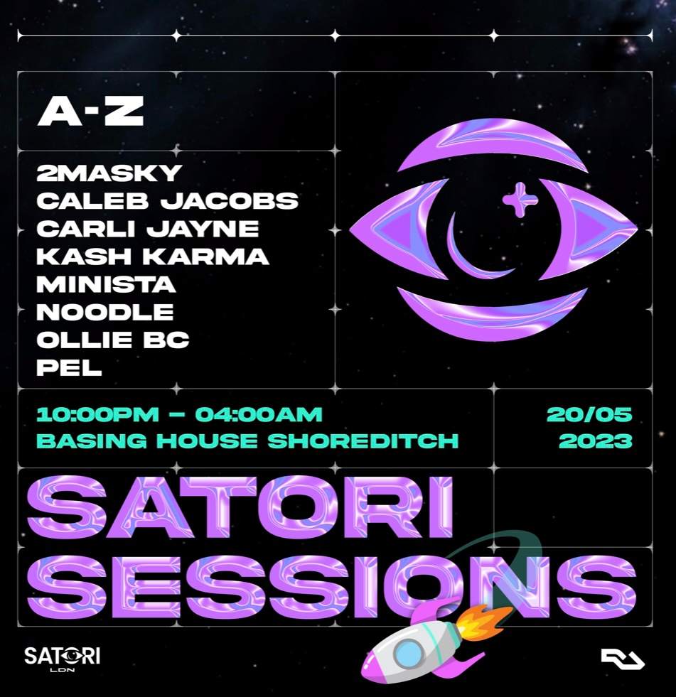 Satori Sessions III - Página trasera