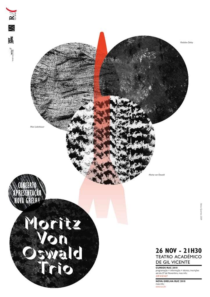 Radio University Of Coimbra presents Moritz Von Oswald Trio - Página frontal