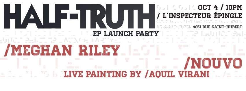 Half-Truth EP Launch - Página frontal