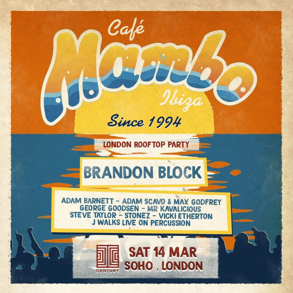 Cafe Mambo Ibiza Classics London Rooftop Brunch Party - フライヤー表