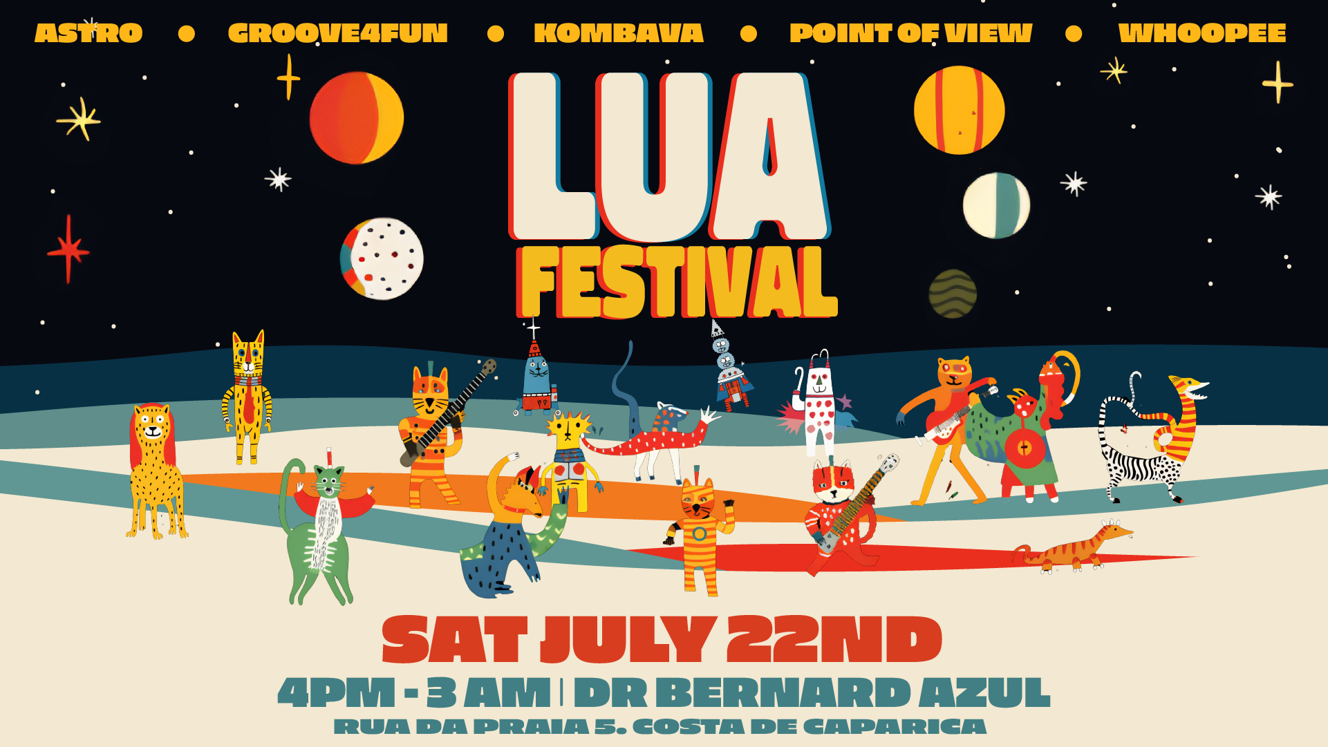 Lua Festival - Página frontal
