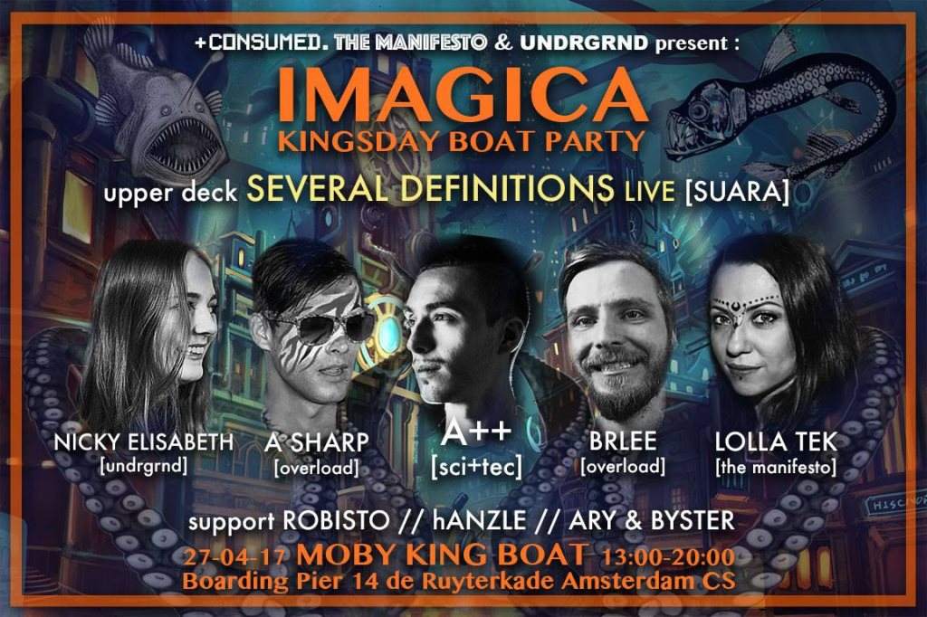 Kingsday on the Boat with Imagica - Página frontal