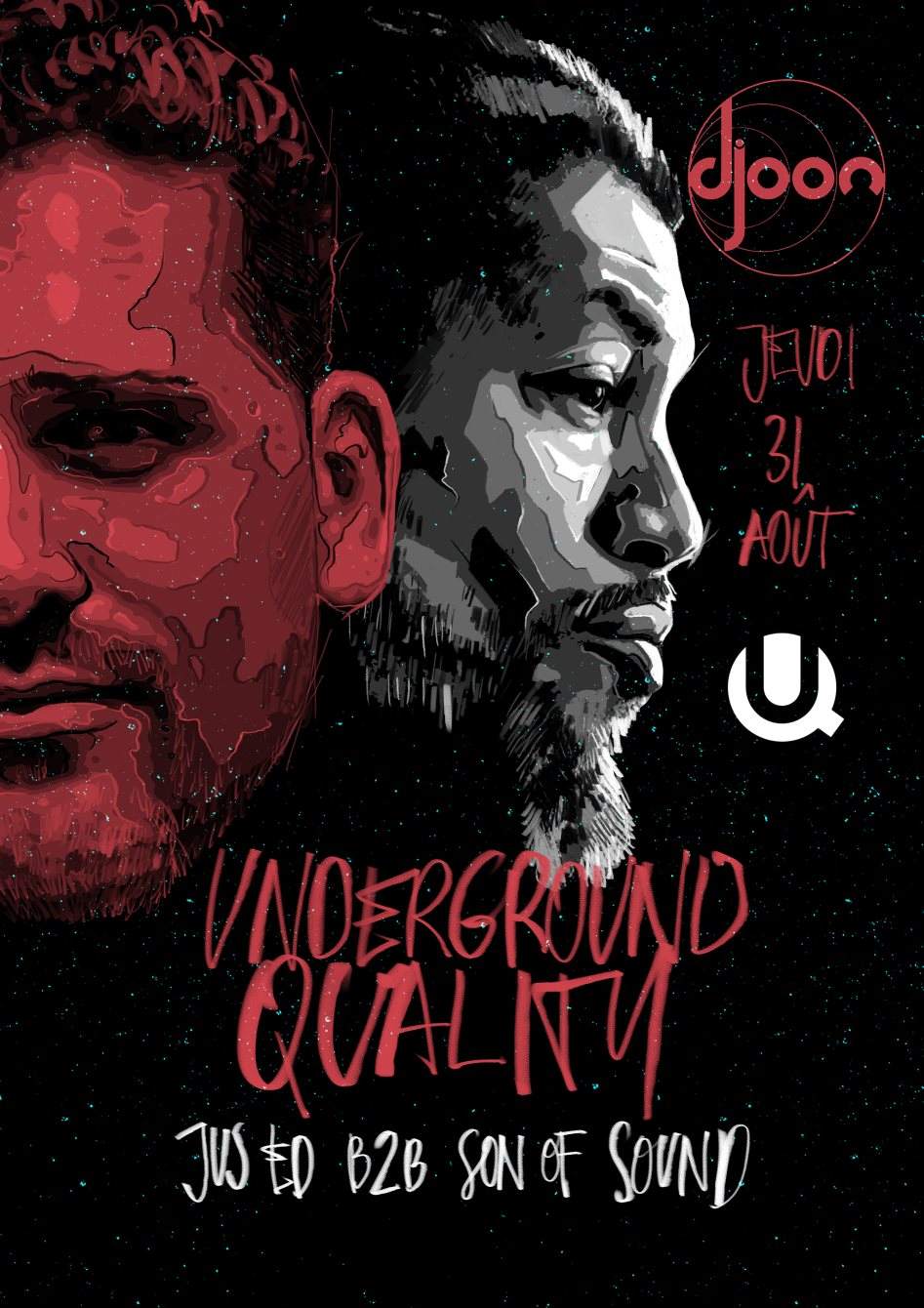 Underground Quality: Jus-Ed b2b Son of Sound All Night Long - Página trasera