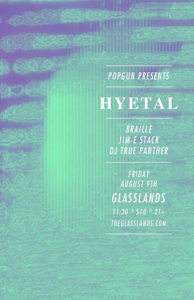 Popgun presents Hyetal, Braille, Jim-E Stack, DJ True Panther - Página frontal