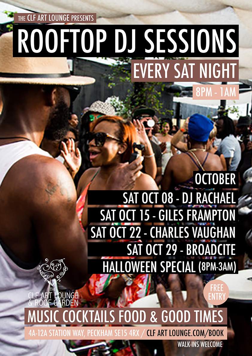 Rooftop DJ Sessions, Free Entry Every Saturday Night with Giles