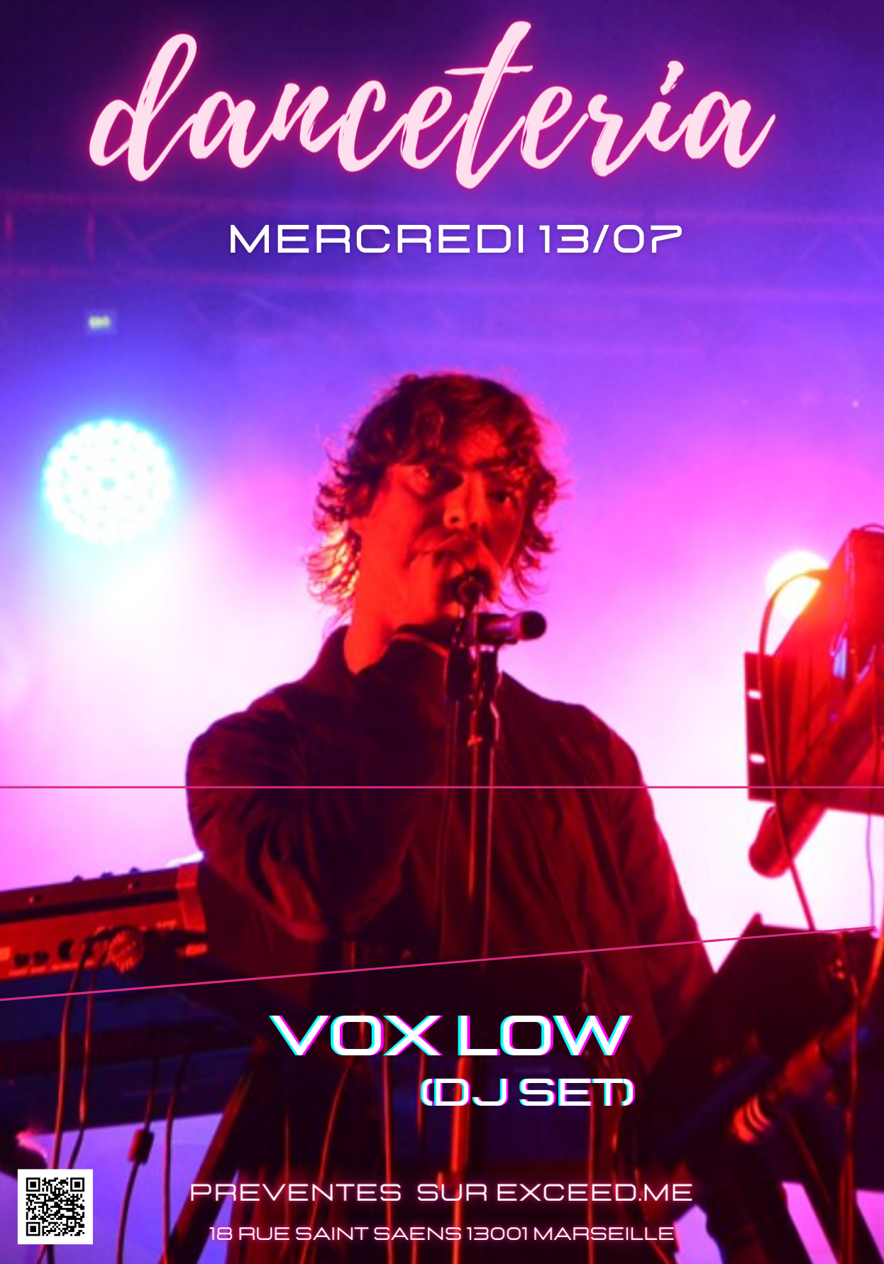 Vox Low (Dj set + Chris Gavin + Remain - フライヤー表