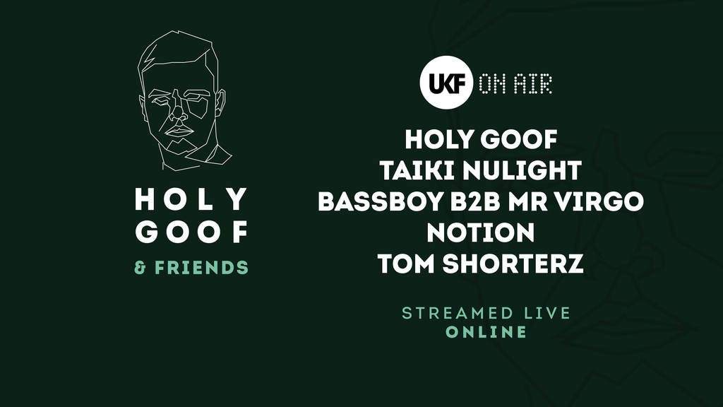 UKF On Air: Holy Goof & Friends - Página frontal