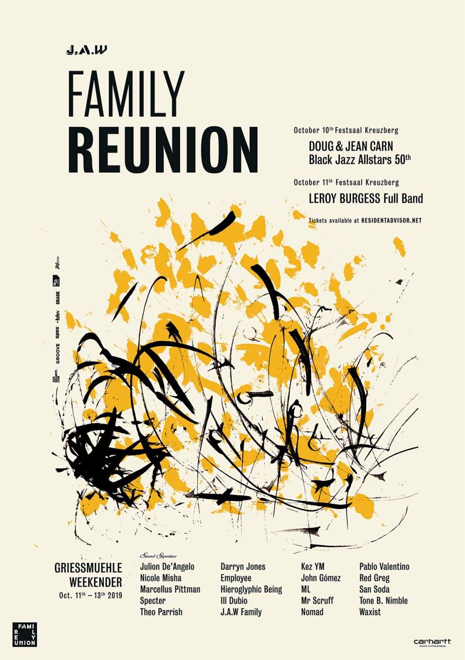 Family Reunion Weekender, Berlin - フライヤー表