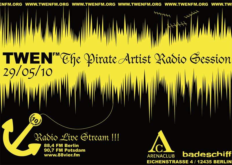 Twenfm - The Pirate Artist Radio Session - Página frontal