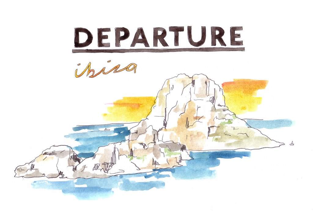 Departure Ibiza - Electronique Showcase - フライヤー表