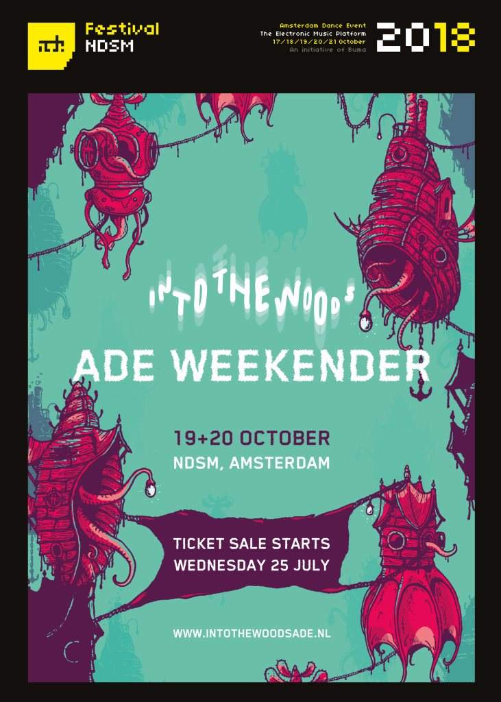 Into the Woods - ADE Weekender - Saturday - フライヤー表