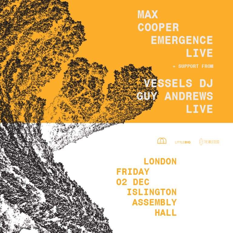 Max Cooper Emergence London - Página frontal
