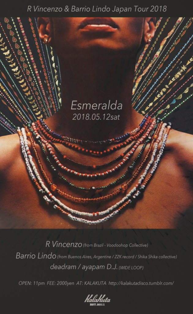 Esmeralda -R Vincenzo & Barrio Lindo Japan Tour- - フライヤー表