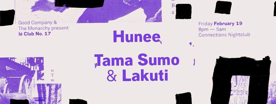 A night at lé Club with Hunee, Tama Sumo & Lakuti - Página frontal