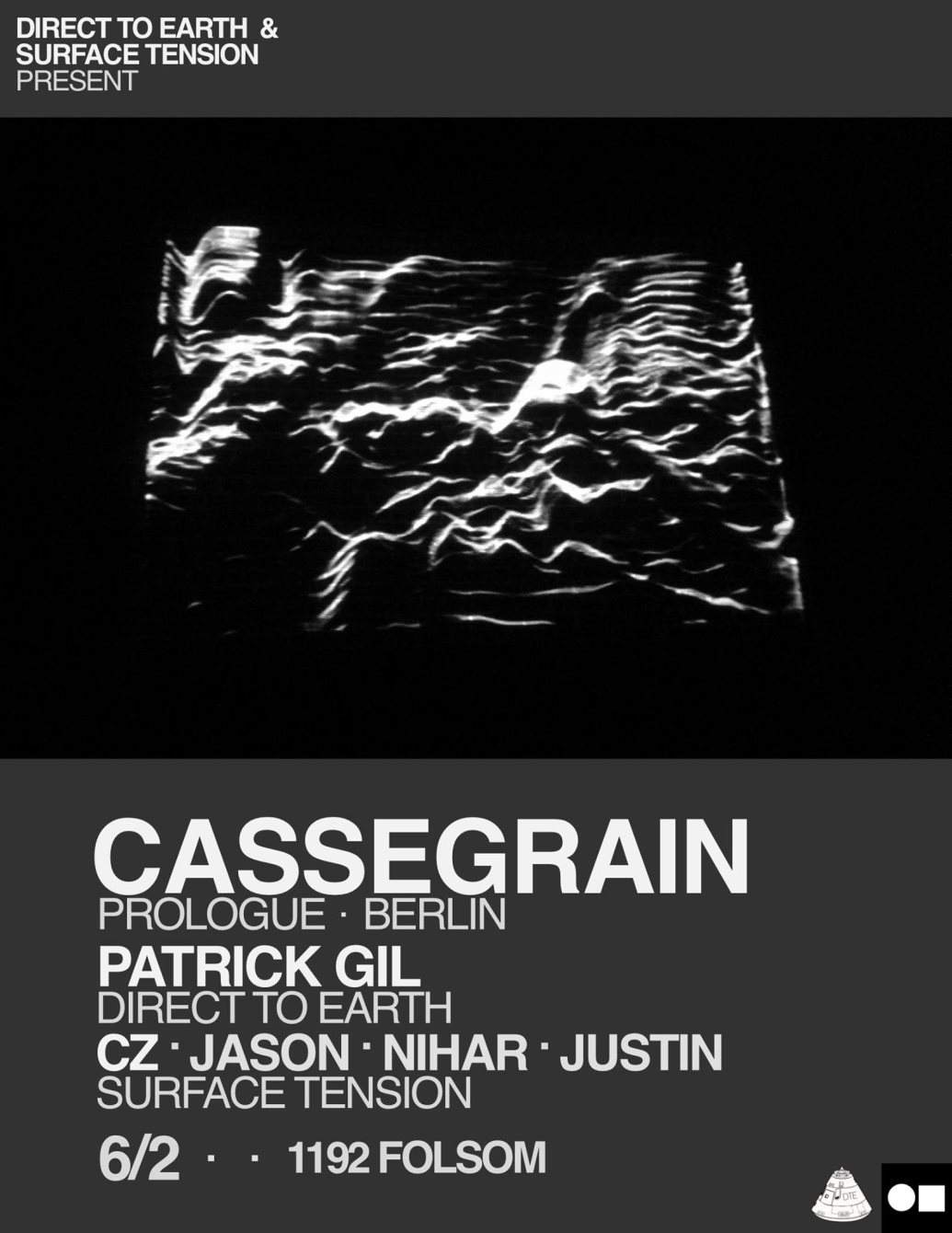 Direct to Earth and Surface Tension with Cassegrain - Página frontal