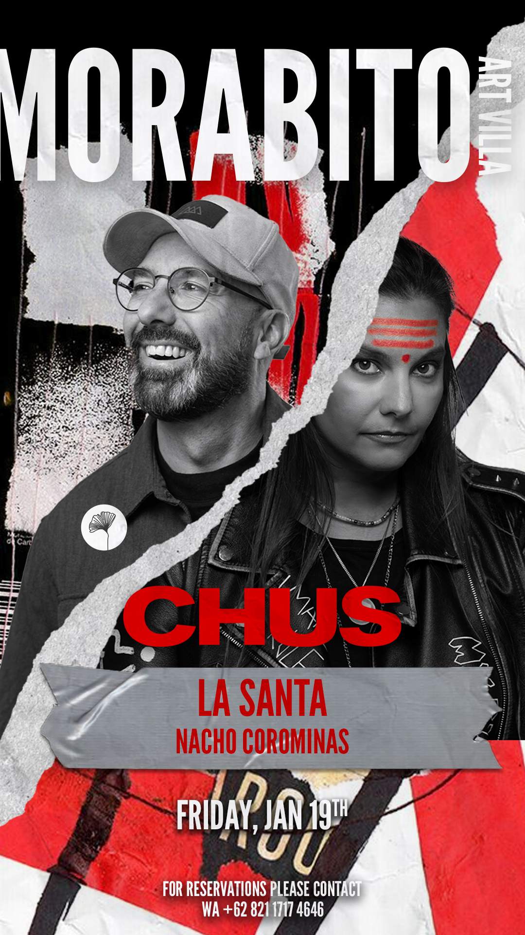 Chus & La Santa - Página frontal