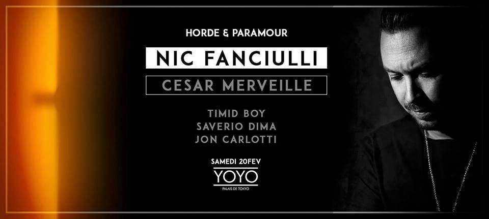 Horde x Paramour: NIC Fanciulli, Cesar Merveille - フライヤー表