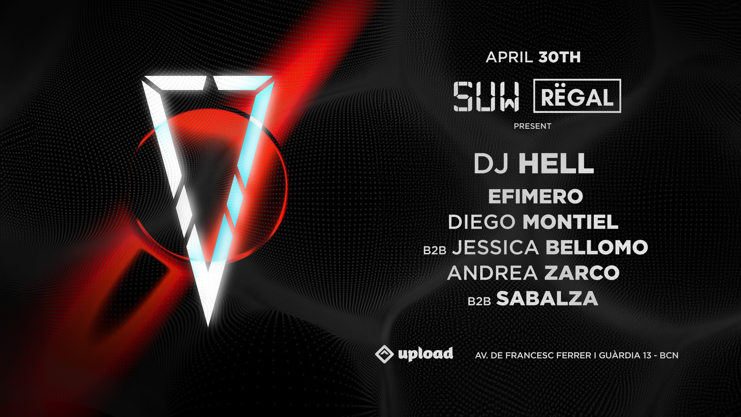DJ HELL at DARK DISCO RIDERS (SUW x REGAL) at Sala Upload Barcelona ...