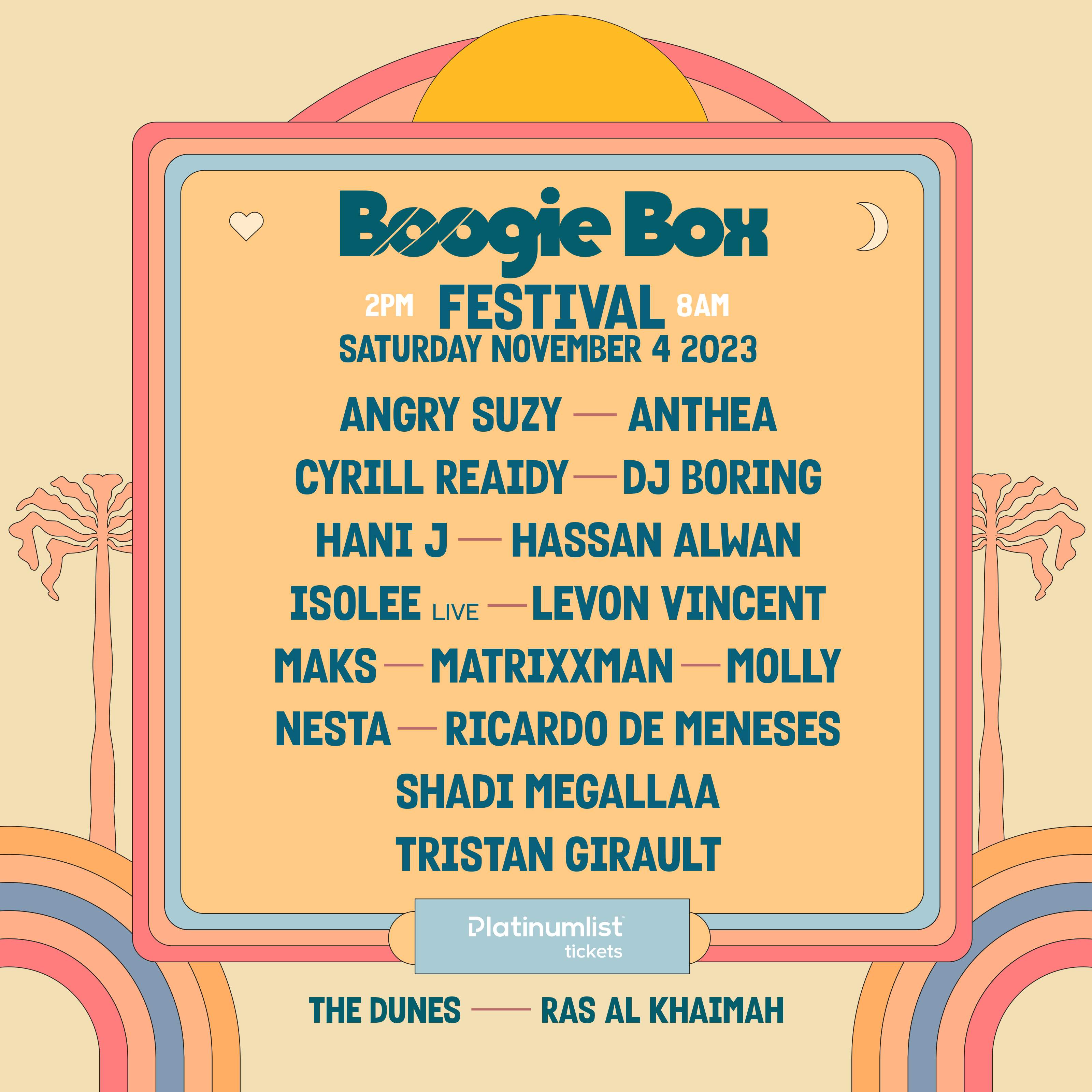 Boogie Box Festival - Página frontal