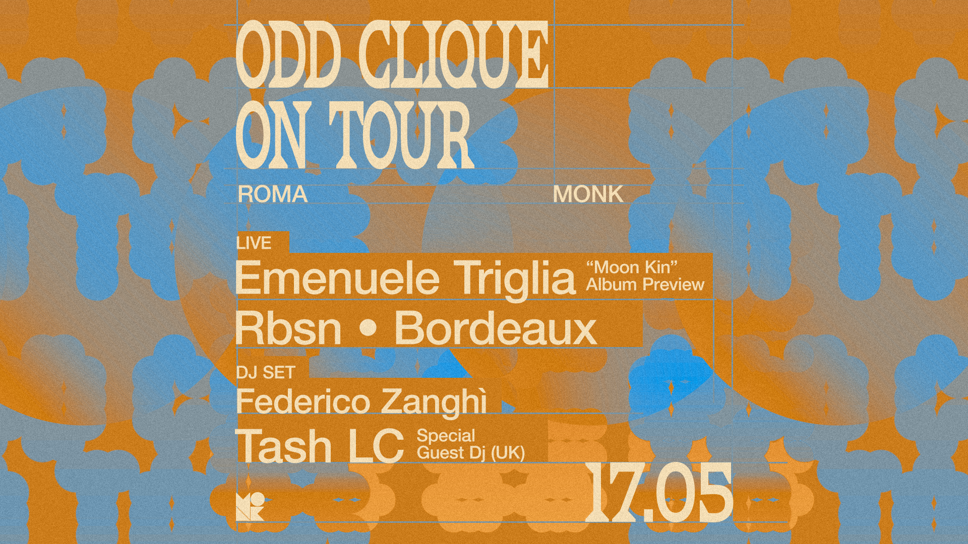 ODD Clique On Tour - フライヤー表