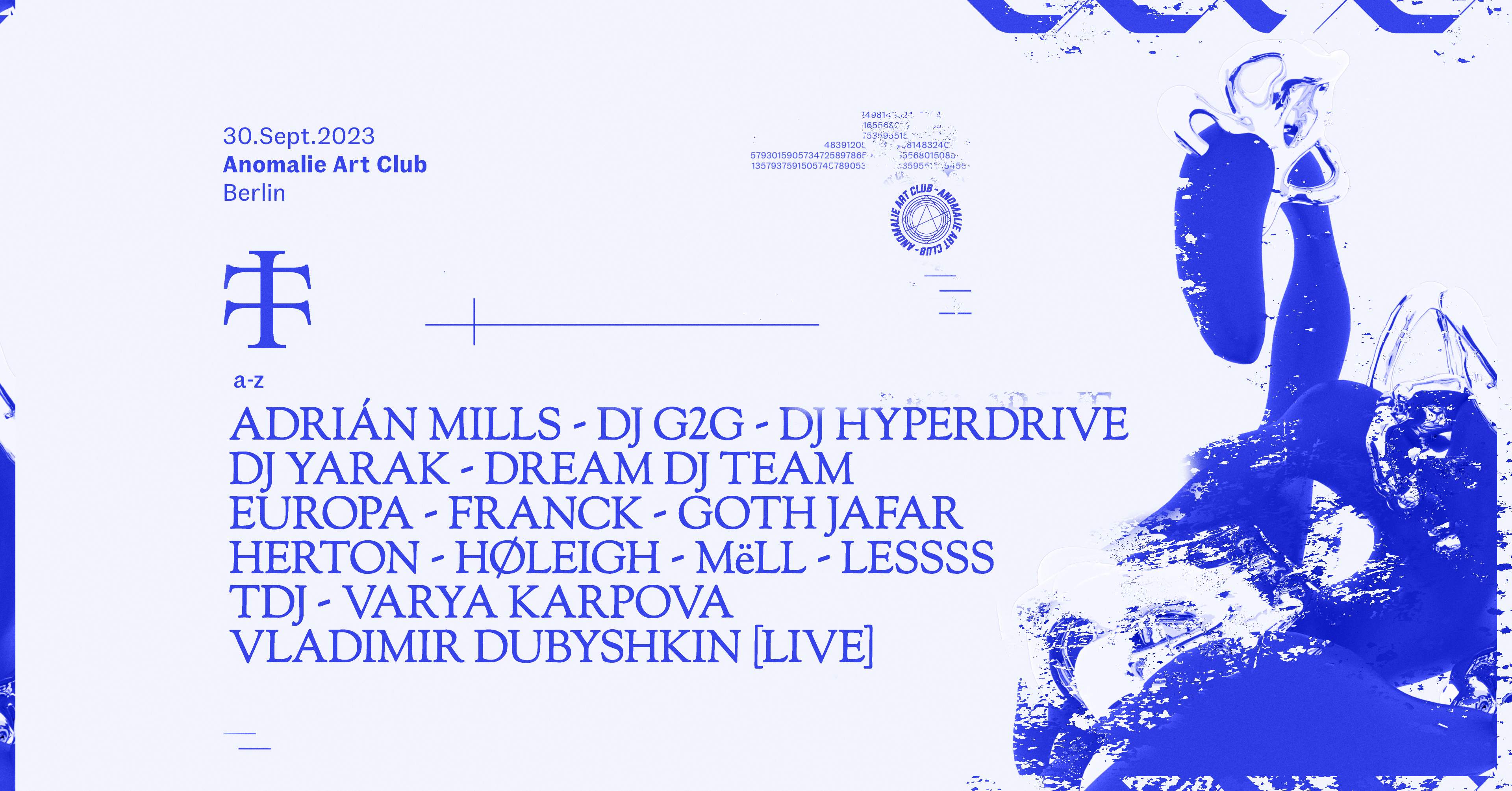 Teletech Berlin: Vladimir Dubyshkin, Lessss, DJ G2G, Adrian Mills, TDJ ...